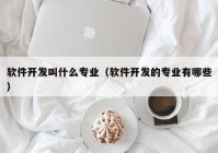 軟件開發(fā)叫什么專業(yè)（軟件開發(fā)的專業(yè)有哪些）