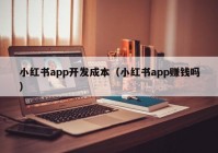 小紅書app開發(fā)成本（小紅書app賺錢嗎）